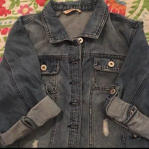 Cropped Jean Jacket
